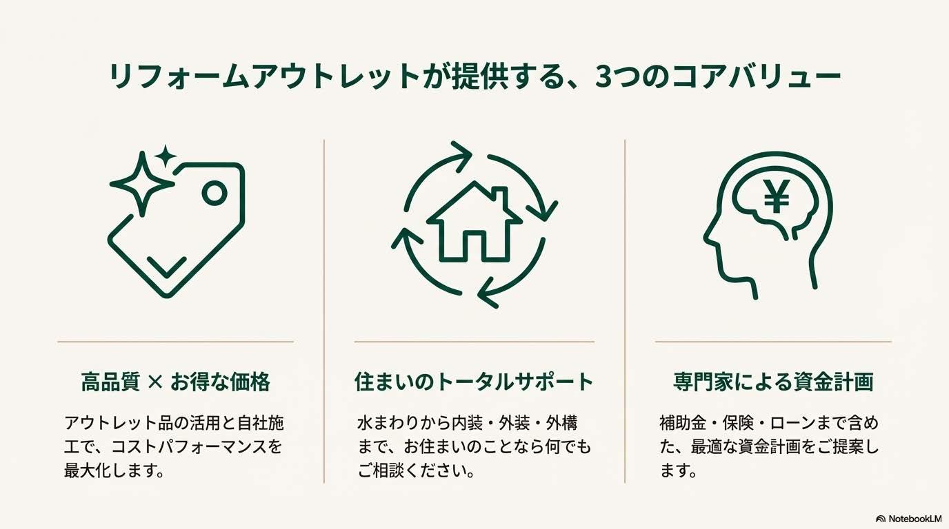 リフォームアウトレット土岐・多治見・可児御嵩リフォームの考え方
